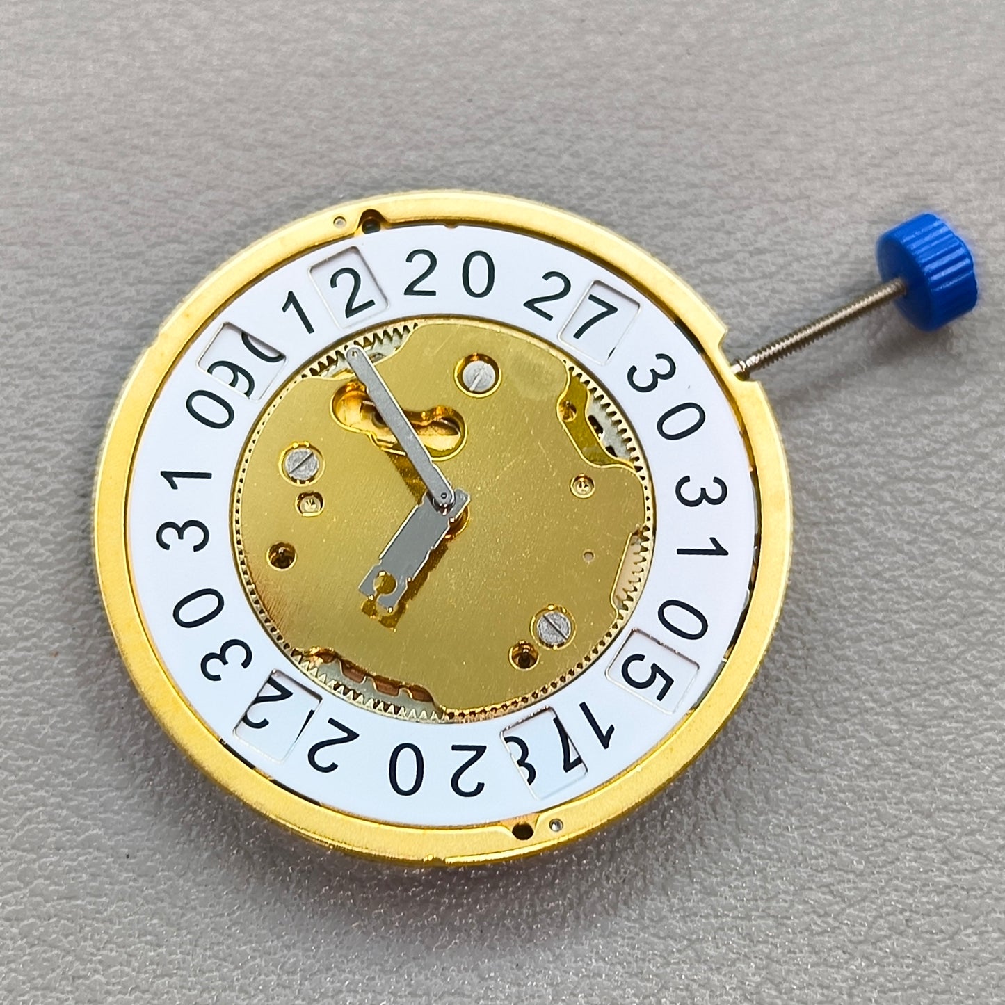Swiss Ronda 5040B 5040.B Quartz Watch Movement Golden Plated