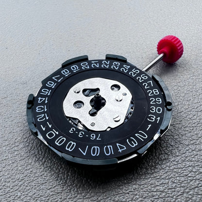 Japan Miyota 2115 Quartz Movement 3 Hands Black Disk