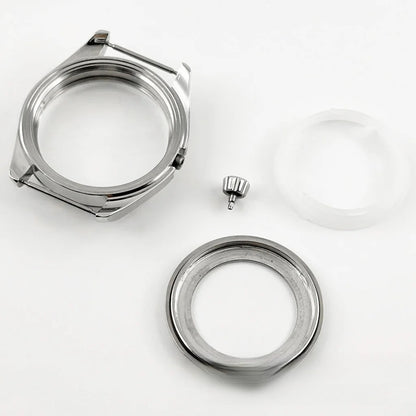 40MM Case Polish Bezel Watch Sapphire Crystal for NH34/35 NH36/37 NH38/39 NH70