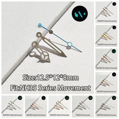 Series Rose Gold Silver Gold Watch Hands for NH35/36/8215 Series Modified