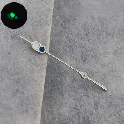 Watch Hands Silver Black For NH35 NH36 7S26 7S36 4R35 4R36 C3 Green Luminous
