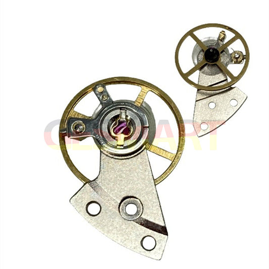 Complete balance wheel with splint for China Made Mingzhu 2813 8205 watch movement, precise timing component.