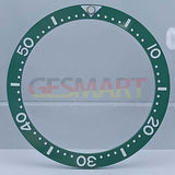 33.65*27.3mm Flat Ceramic Watch Bezel Inserts Watch Accessories for Women SUB