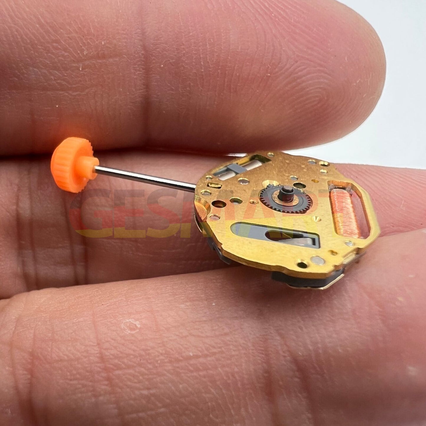 Miyota 1L22 Japan quartz movement with 2 hands, no calendar; precise watch accessory for DIY repairs.