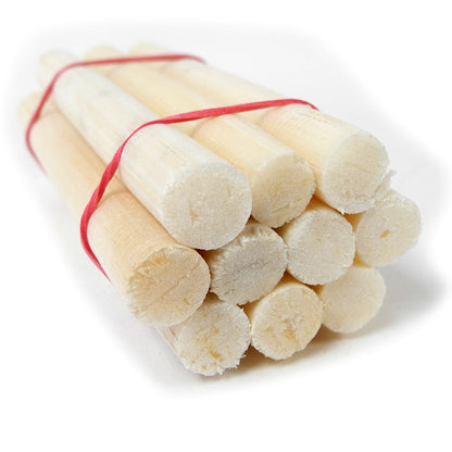 Bergeon 1582-11 natural elder pith bundle, 10 sticks for precise watchmaker tool cleaning and maintenance.