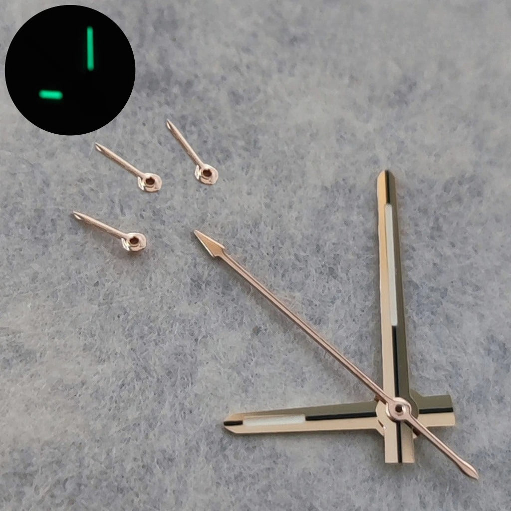 6Pins Multicolor Hands with Green Luminous Watch Hands Pointers for VK63 VK64