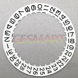 Japan Made White Date Disk Wheel Date Wheel for Miyota 9015 Date At 3/6