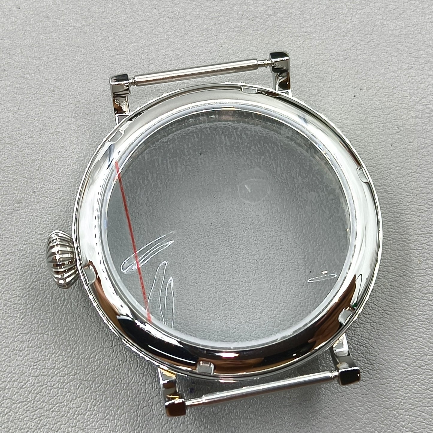 3 ATM 46mm 316L Stainless Steel Watch Case Fit ETA6497 6498 ST3600 3621