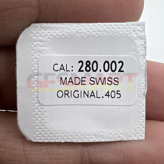 Watchmaker winding stems for ETA 280.002 movement, precision fit for watch repair and maintenance.