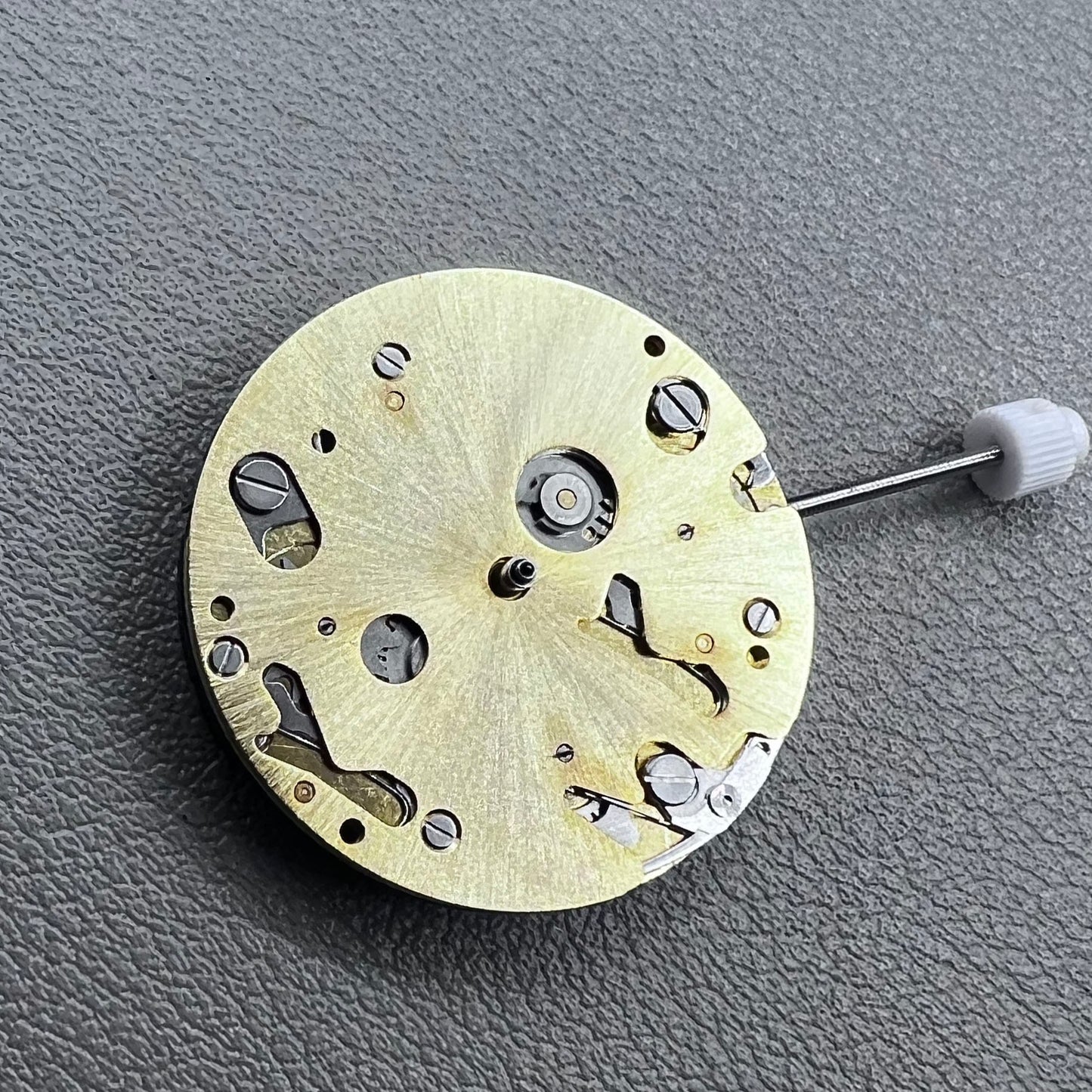 Swiss ISA 9238 Golden Multifunctional Quartz Movement 6 Hands