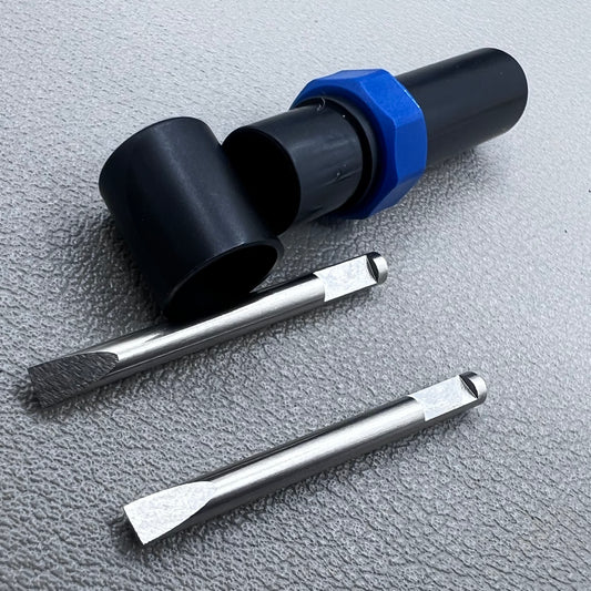 2 PIECES Blades with Barrel for Bergeon 30081-AT-250 Ergonomic Screwdriver