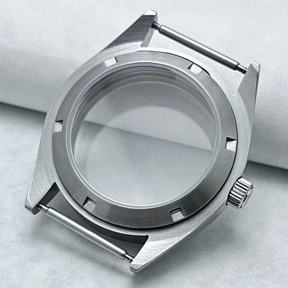 38mm Brushed Watch Case S Crown Suitable Fit NH35 NH36 Modified