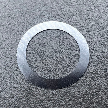 Black date wheel overlay with bold font on white background for NH35 NH36 watch movement, date at 6 o'clock, branded.