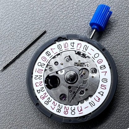 Japan NH35 Automatic Mechanical Movement High Accuracy Red Odd Number