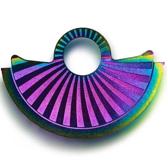 Rainbow Sun Pattern Metal Rotor Oscillating Weight Overlay For  NH35 NH36