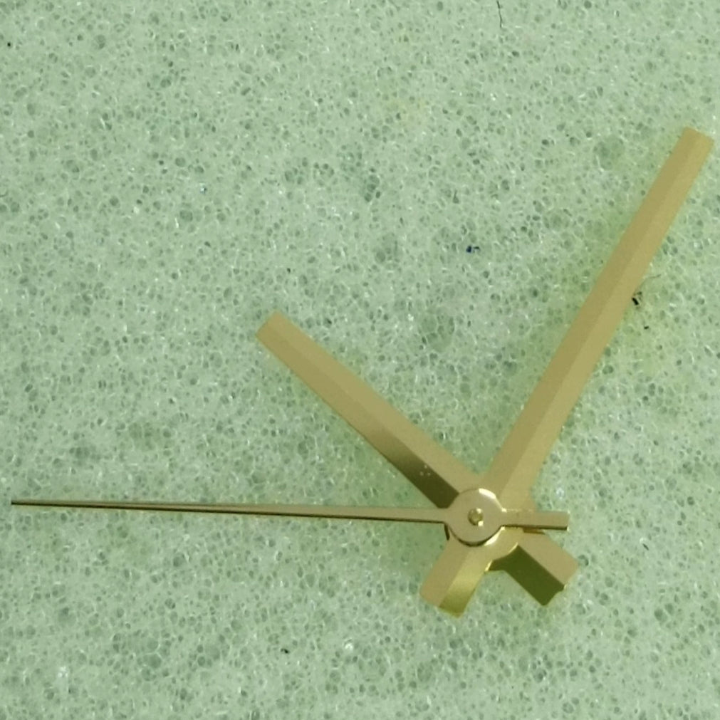 Golden Dayjust watch hands by High Canon, compatible with Miyota 8285 movement, precise and stylish.