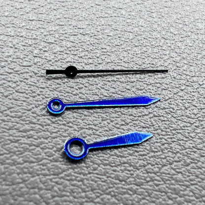 2 Sets Blue No Lume Arrow Shape Watch Hands for Miyota 2035 Movement