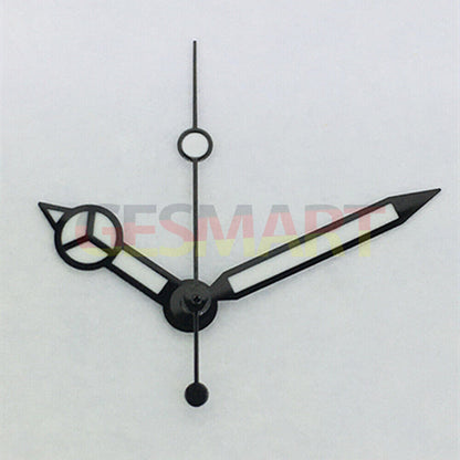 Classic Black Trim Green Luminous Watch Hands for Asian 8215/2813/8205 movement, enhancing readability and style.