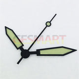 Arrow Shaped Green Luminous Watch Hands for ETA2836/2846/2824/2846 Movement