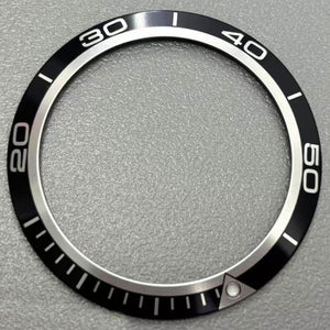 41mm Black  Aluminium Alloy Watch Bezel Insert for Omega Seamaster 600 Watch Parts