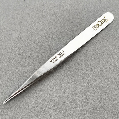 MSA12.302-3 Swiss Horotec Antimagnetic Fine Tweezers for Hairsprings
