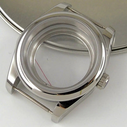 Personalized 39mm Sapphire Glass Watch Case Fit NH35/36 ETA2836 2824 Miyota 8215