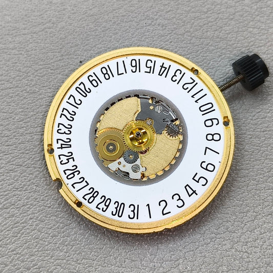Swiss ETA 955.112 Watch Quartz 3 Hands Movement Date@6