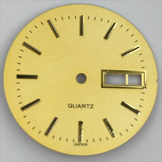 Yellow 29.3mm Golden Nail Datejust dial for 2305 movement by Rolex, elegant watch accessory.