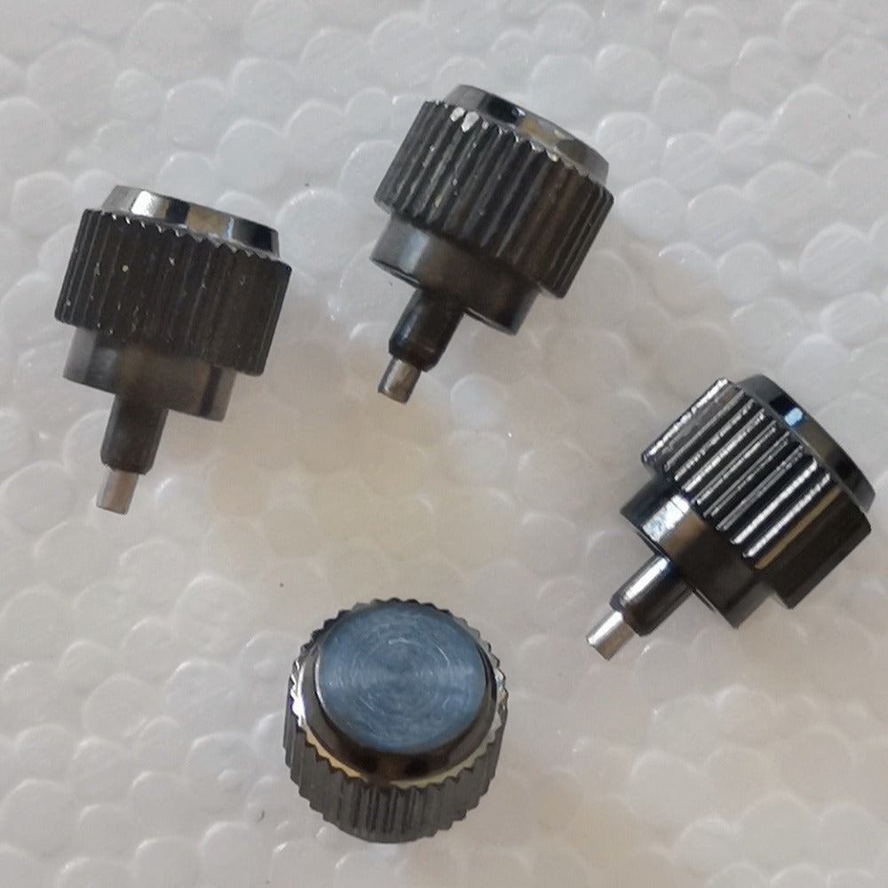 Original Japan-made Seiko V157A watch crown replacement part for precise time adjustment