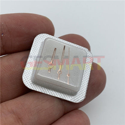 Aiguilles de montre pour homme 12,5 mm, 3 aiguilles lumineuses vertes, pour mouvement Miyota 8200