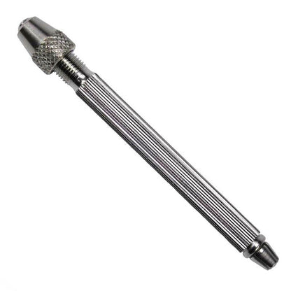 Bergeon 1842-16A pin vise with dual chucks for precise watch accessory adjustments.