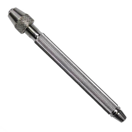 Bergeon 1842-16A pin vise with dual chucks for precise watch accessory adjustments.