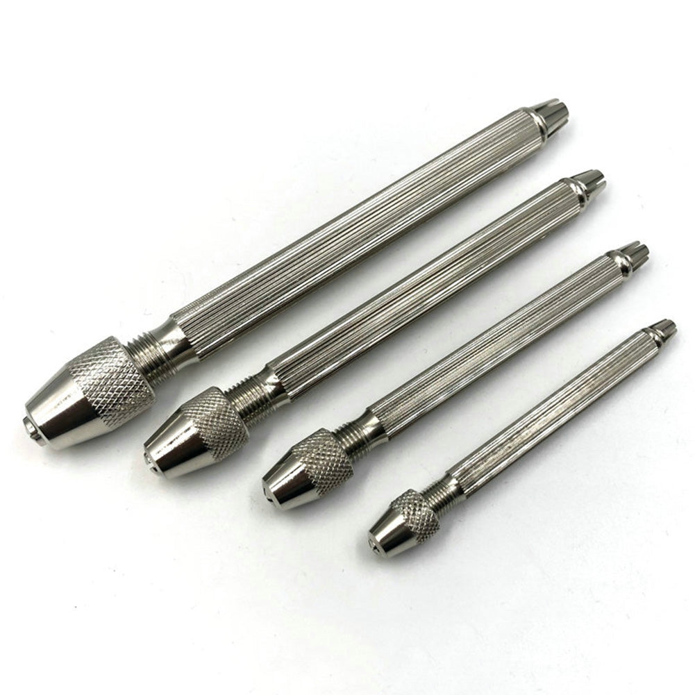 Bergeon 1842-A set of 4 square head pin vices holders for precise watch repair tasks and accessory adjustments