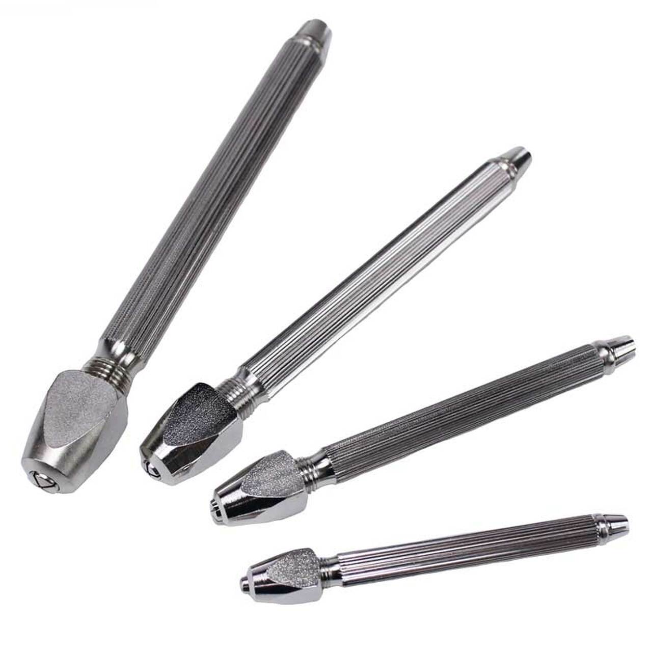 Bergeon 1842-B set of 4 square head pin vice holders for precise watch repair and assembly