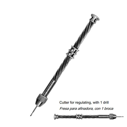 Bergeon 1844-21 drill chuck cutter for precise watch regulation, essential watchmaker tool, durable and reliable.