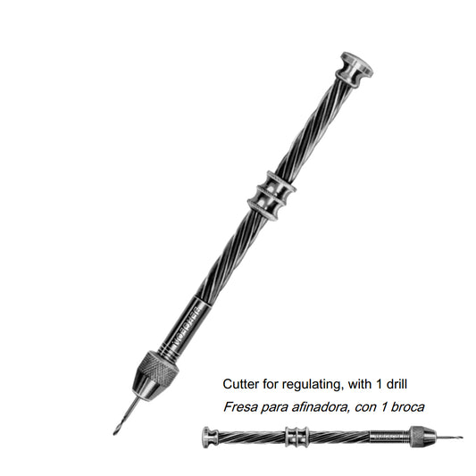 Bergeon 1844-21 drill chuck cutter for precise watch regulation, essential watchmaker tool, durable and reliable.