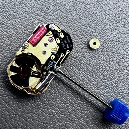Swiss ETA 280.002 quartz watch movement with 2-hand design, precision craftsmanship by ETA.