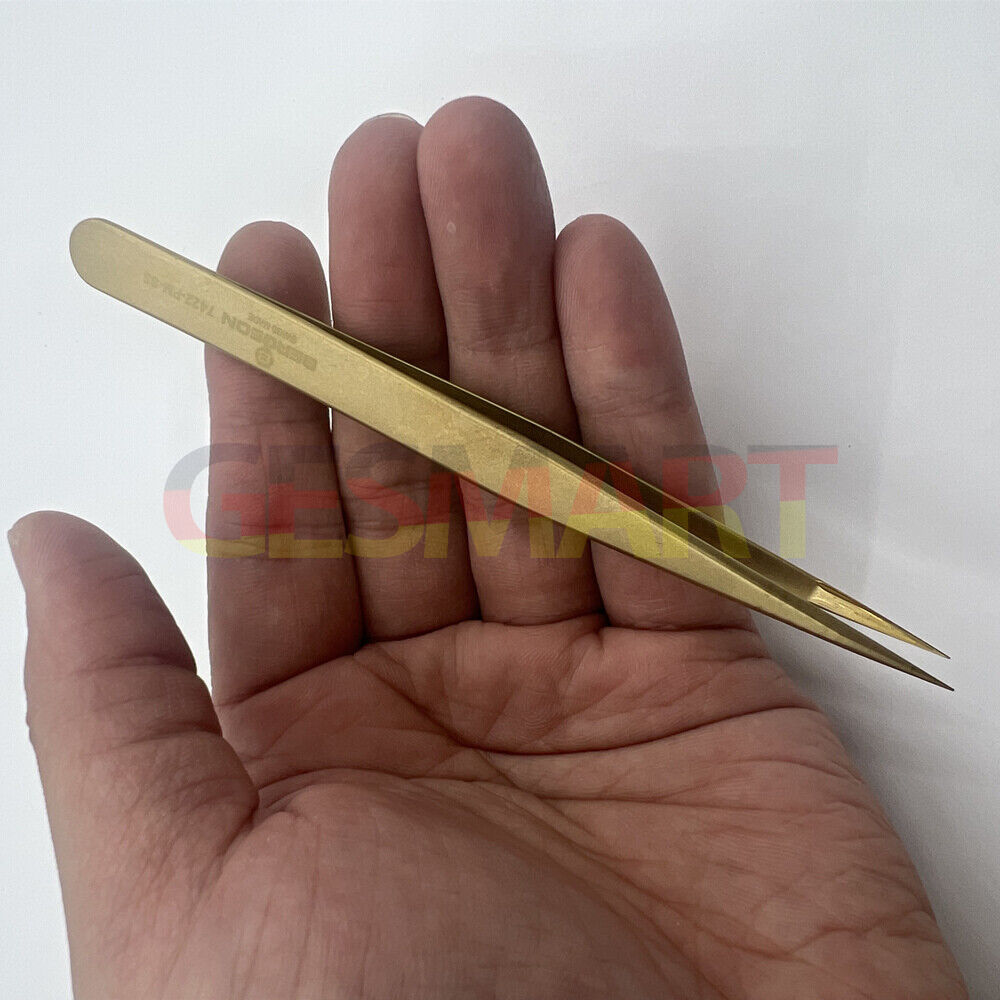 Bergeon 7422-PM-S5 Brass Anti-Magnetic Tweezers
