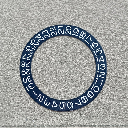 Denim Blue Background Date Disk Wheel Overlay for NH35 NH36 Movement Date@3
