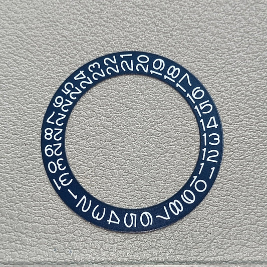 Denim Blue Background Date Disk Wheel Overlay for NH35 NH36 Movement Date@3