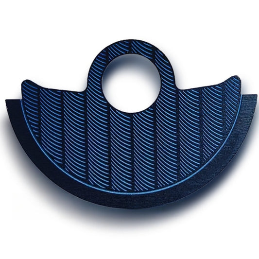 Dark Blue Vertical Stripe Metal Rotor Oscillating Weight Overlay For  NH35 NH36