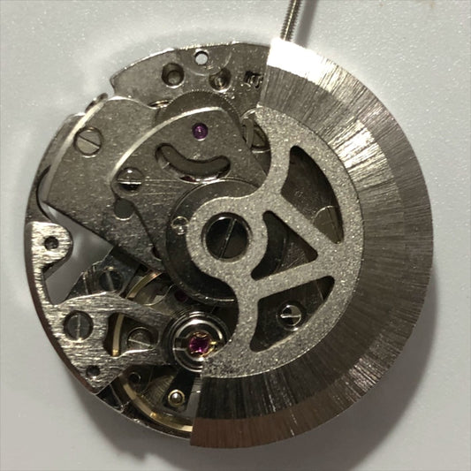 China Made 7120 silver hollow watch with 3 hands, automatic mechanical movement by China Made, elegant design for daily wear.