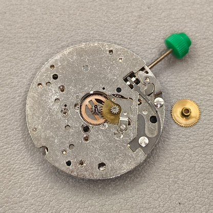 Swiss ETA 6640B ETA6640.B Quartz Watch Movement 3 Hands Green Circuit Board