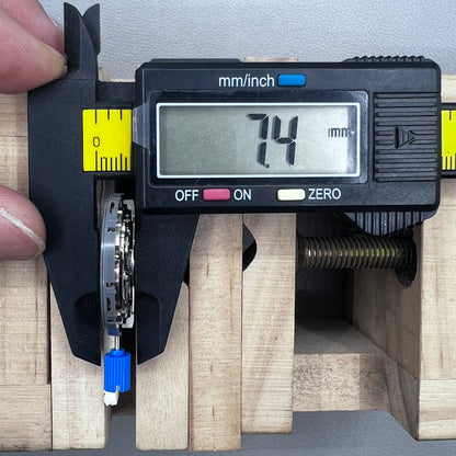 Japan Seiko NH36 NH36A Movement English font Black Disk Week Crown@3.8