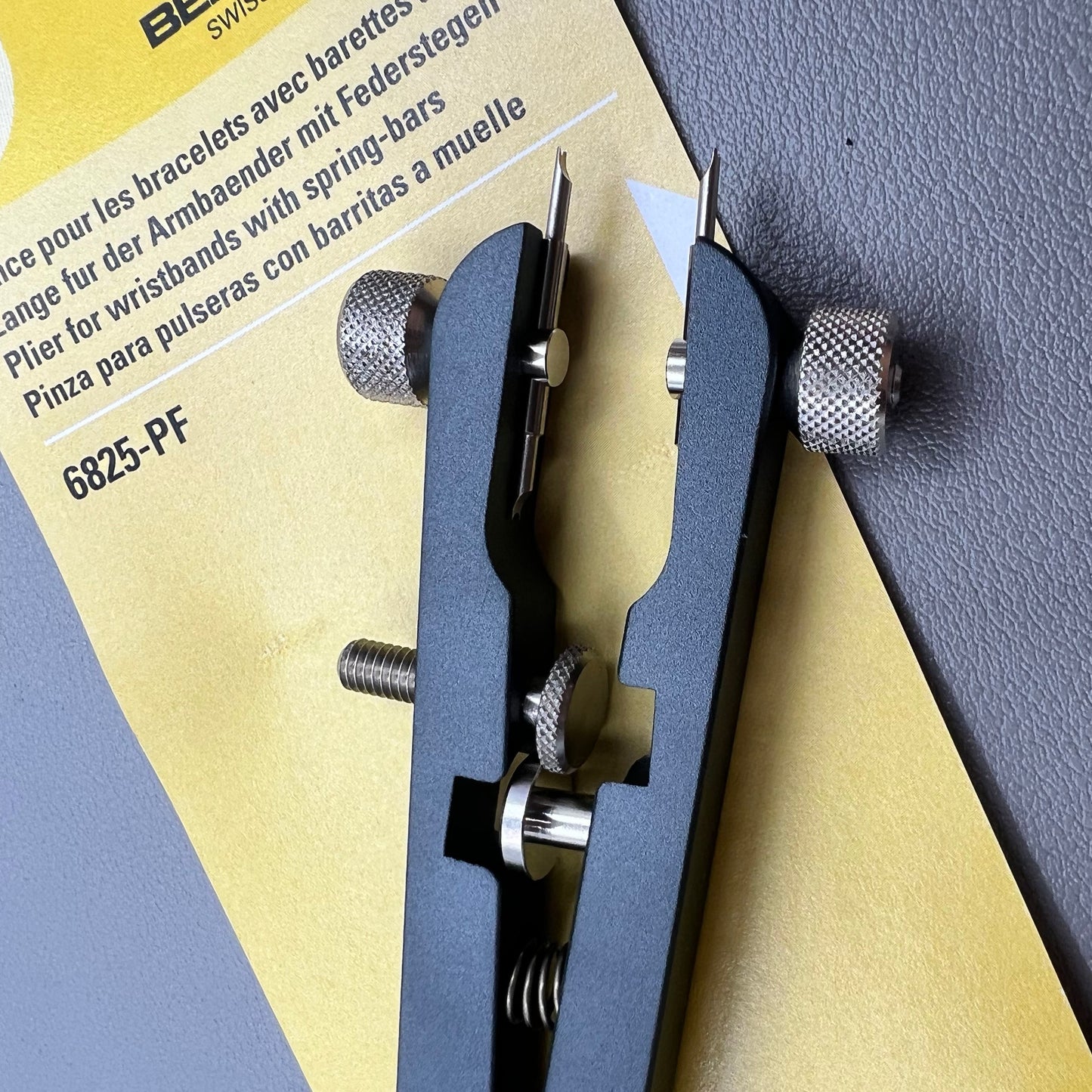 Pince Bergeon 6825-PF suisse pour barrettes de bracelet, outil de retrait