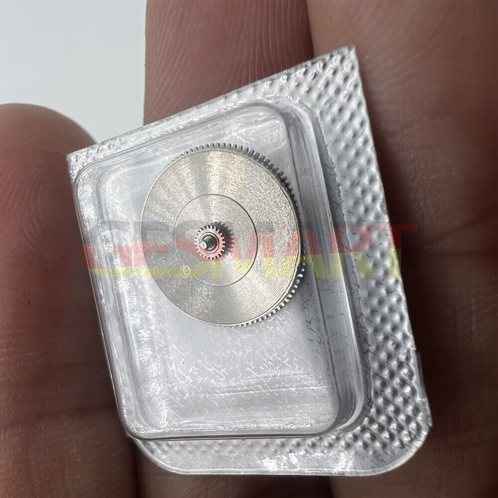 Barrel with complete mainspring for Miyota 9100 watch movement, durable replacement part.