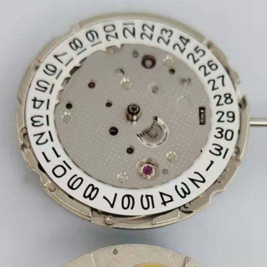 In Japan hergestelltes ultradünnes automatisches mechanisches Uhrwerk Miyota 9019 mit Datum bei 3