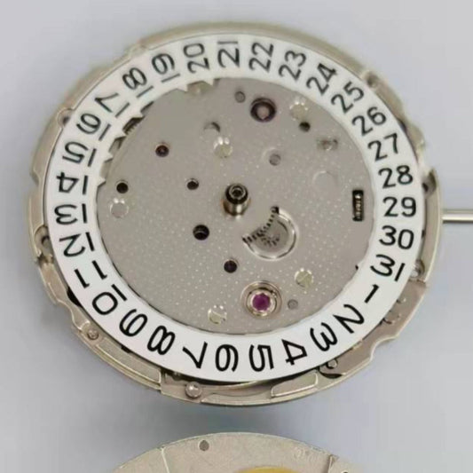 Miyota 9019 ultrathin automatic watch movement with date at 3, precision Japan made quality.