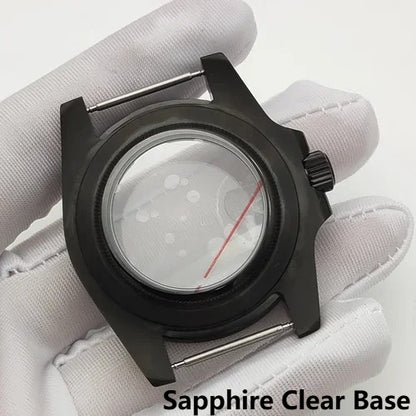 40mm Submariner GMT Sapphire Crystal Watch Case for for NH35/36 8215 8200 2813
