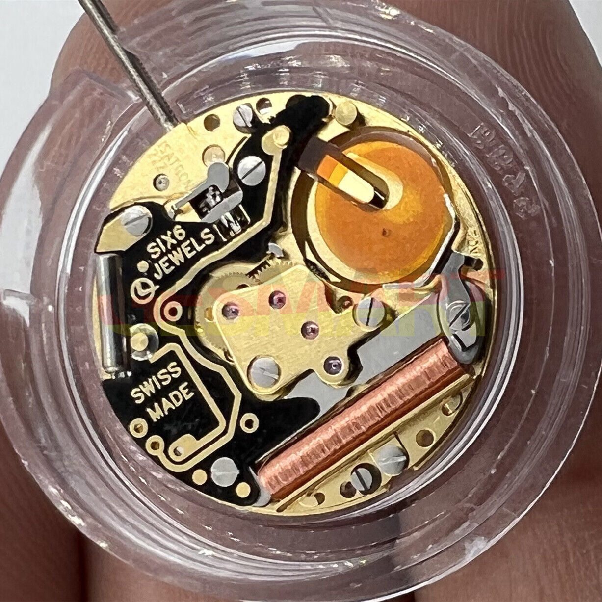 ISA 222 golden quartz movement by Watchmakers, precise replacement for lady watch repair parts